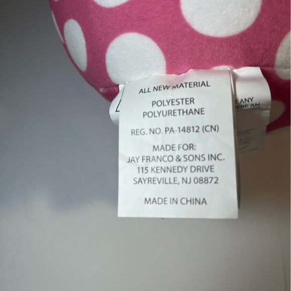 Disney Minnie, mouse plush bed pillow 14 inches. - Picture 6 of 8